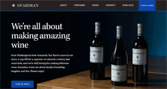 Desktop Screenshot of guardiancellars.com